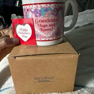 Avon With Love Mug - GRANDMA Red and White